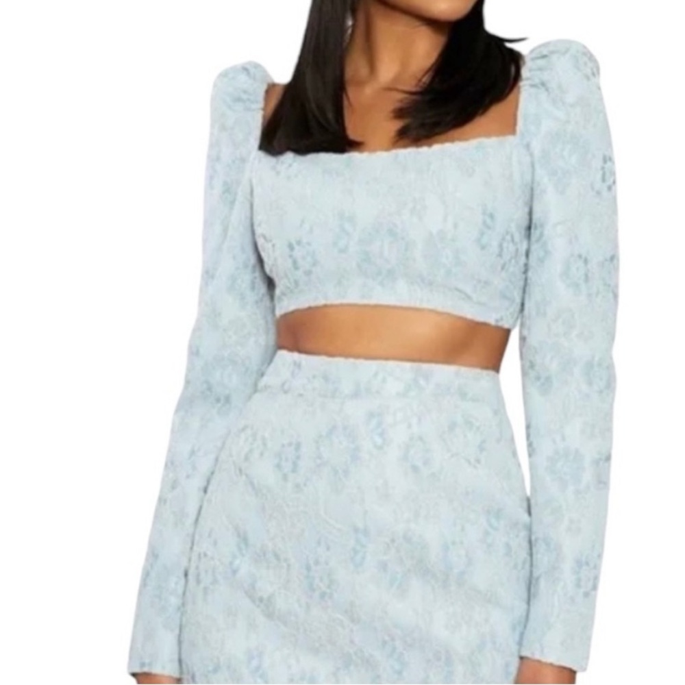 Naked Wardrobe CASE OF THE LACE CROP TOP